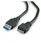 Изображение ROLINE USB 3.0 Cable, USB Type A M - USB Type Micro B M 0.15 m