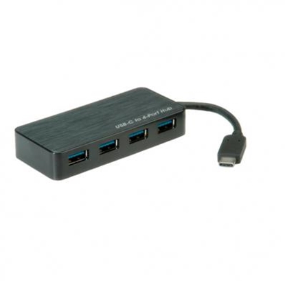 Изображение ROLINE USB 3.0 Hub, 4 Ports, with Power Supply