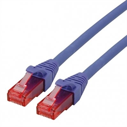 Attēls no ROLINE UTP Cable Cat.6 Component Level, LSOH, violet, 0.5 m