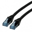 Изображение ROLINE UTP Patch Cord Cat.6A, Component Level, LSOH, black, 5.0 m