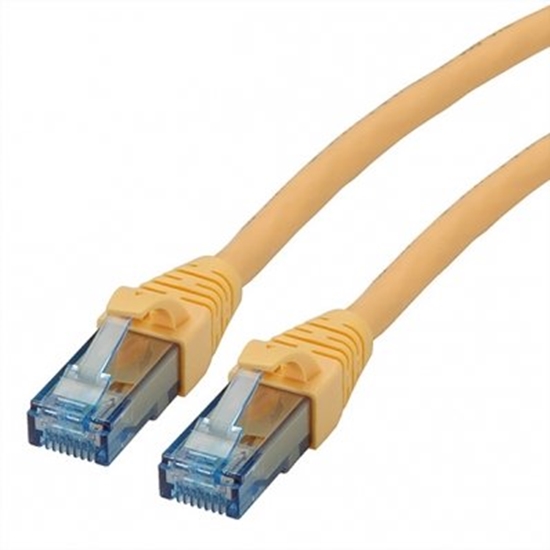 Picture of ROLINE UTP Patch Cord Cat.6A, Component Level, LSOH, yellow, 5.0 m