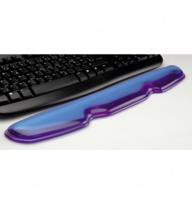Изображение Silicon Wrist Pad for Keyboard, transparent blue