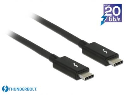 Attēls no Thunderboltâ¢ 3 (20 Gbs) USB-Câ¢ cable male  male passive 2.0 m 3 A black