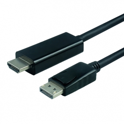 Attēls no VALUE DisplayPort Cable, DP - UHDTV, M/M, black, 3.0 m
