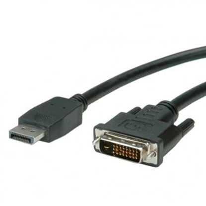 Attēls no VALUE DisplayPort Cable, DP-DVI (24+1), LSOH, M/M 1 m