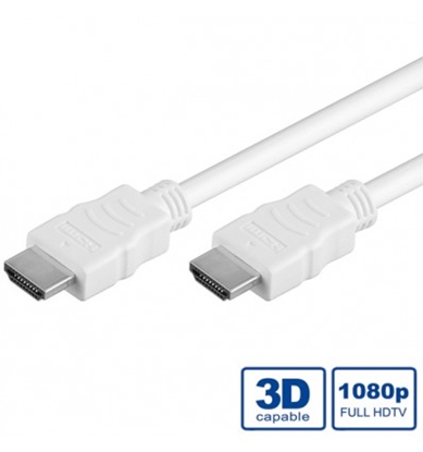 Picture of VALUE HDMI High Speed Cable + Ethernet, M/M, white, 15 m