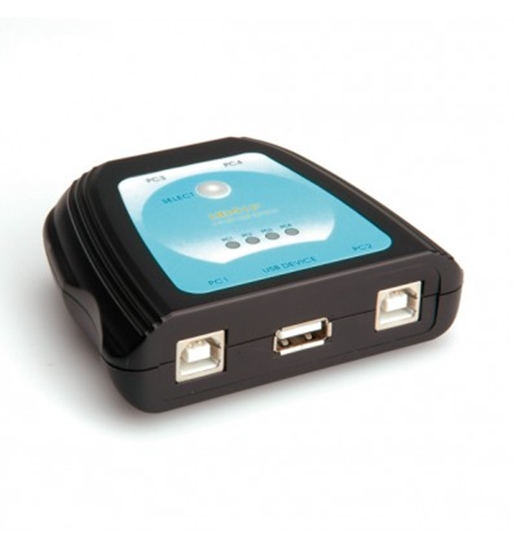Изображение VALUE Manual USB 2.0 Printer Switch, 4 Ports