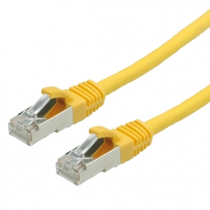 Picture of VALUE S/FTP Patch Cord Cat.6, halogen-free, yellow, 0.5 m