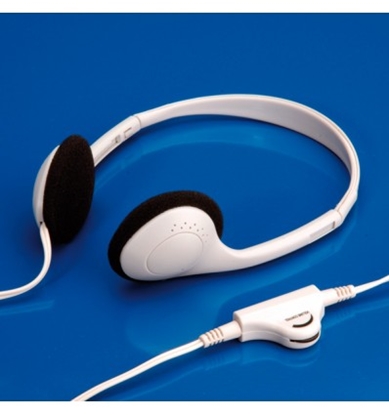 Picture of VALUE Stereo Headphone with Volume Control, light grey