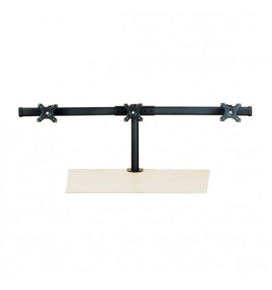 Picture of VALUE Triple LCD Arm, Desk Clamp, black