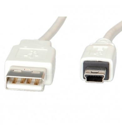 Attēls no VALUE USB 2.0 Cable, Type A - 5-Pin Mini 3.0 m