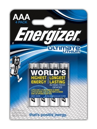 Picture of 12x4 ENERGIZER Ultimate Lithium Micro AAA LR 03 1,5V