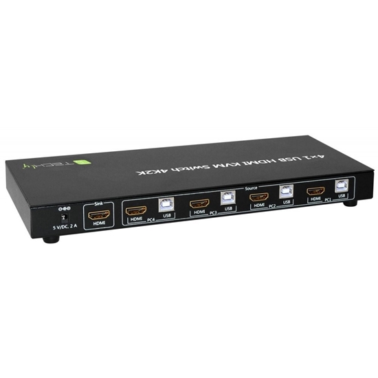 Picture of TECHLY 028702 4-port HDMI/USB KVM
