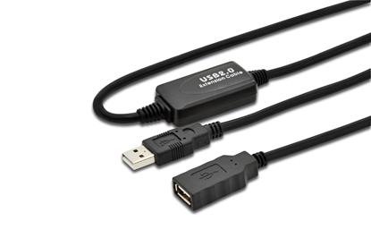 Attēls no Digitus USB 2.0 Active Extension Cable 10m