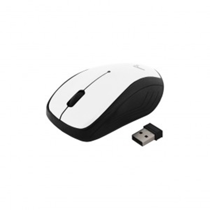 Изображение Mysz bezprzewodowo-optyczna USB AM-92C biała