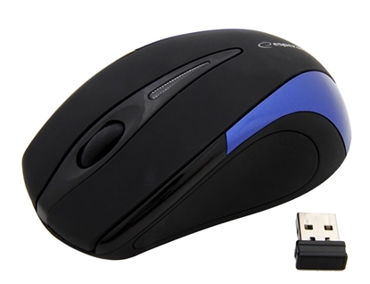 Изображение Bezprzewodowa Mysz optyczna EM101B USB, 2,4 GHz, NANO odbiornik