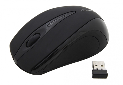 Изображение Bezprzewodowa Mysz optyczna EM101K USB, 2,4 GHz, NANO odbiornik