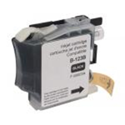 Изображение BG kārtridžs Brother LC123/121/125/127 17ml.melns