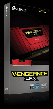 Attēls no DDR4 Vengeance LPX 8GB/2666 RED CL16-18-18-35 1.20V XMP2.0