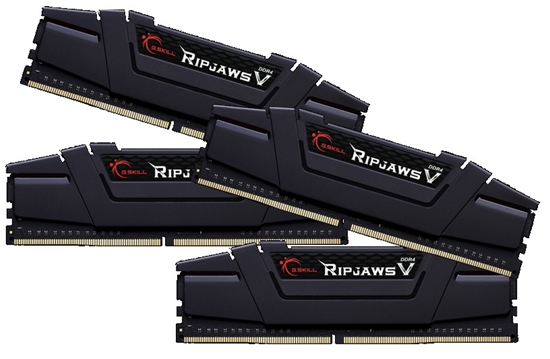 Picture of DDR4 64GB (4x16GB) RipjawsV 3200MHz CL16 XMP2 Black 