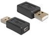 Picture of Delock Adapter USB 2.0 A male  mini USB B 5 pin female