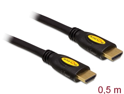 Изображение Cable High Speed HDMI with Ethernet - HDMI-A male  HDMI-A male 4K 0.5 m