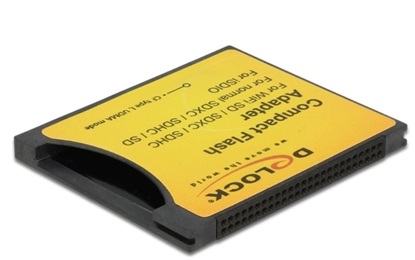 Изображение Delock Compact Flash Adapter for iSDIO (WiFi SD), SDHC, SDXC Memory Cards