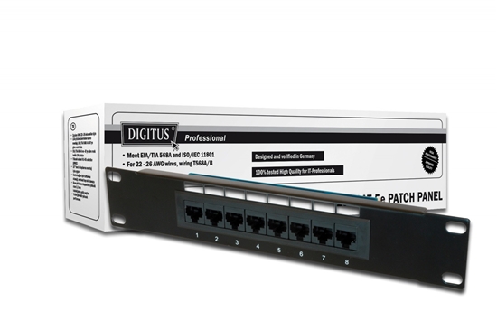 Picture of Digitus CAT 5e, Class D Patch Panel, unshielded