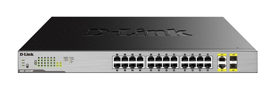 Picture of D-Link DGS-1026MP network switch Unmanaged Gigabit Ethernet (10/100/1000) Power over Ethernet (PoE) Black, Grey