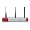 Picture of Zyxel USG20W-VPN-EU0101F wireless router Gigabit Ethernet Dual-band (2.4 GHz / 5 GHz) Grey, Red