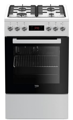 Picture of Beko FSE52320DWD cooker Freestanding cooker Gas White A