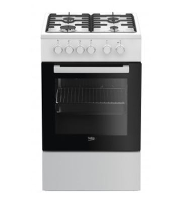 Picture of Beko FSS52020DW cooker Freestanding cooker Gas White A