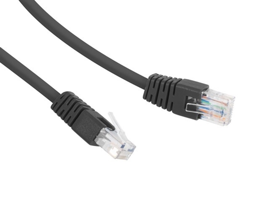 Picture of PATCH CABLE CAT6 UTP 0.25M/PP6U-0.25M/BK GEMBIRD