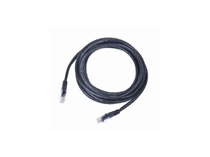 Picture of PATCH CABLE CAT5E UTP 0.25M/BLACK PP12-0.25M/BK GEMBIRD