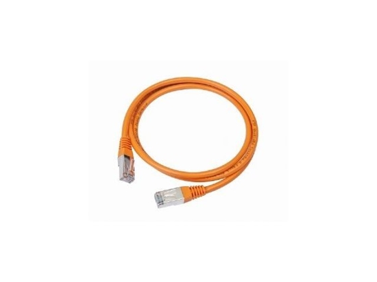 Изображение Patch cord kat.5e osłonka zalewana 0.25M pomarańczowy 