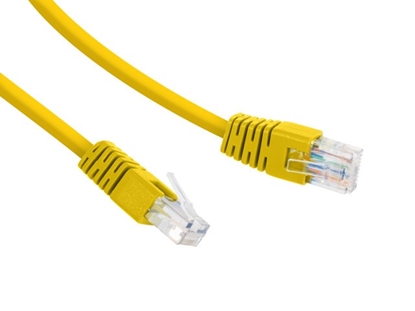 Изображение PATCH CABLE CAT6 UTP 0.25M/YELLOW PP6U-0.25M/Y GEMBIRD
