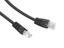 Attēls no PATCH CABLE CAT6 UTP 1M/BLACK PP6U-1M/BK GEMBIRD