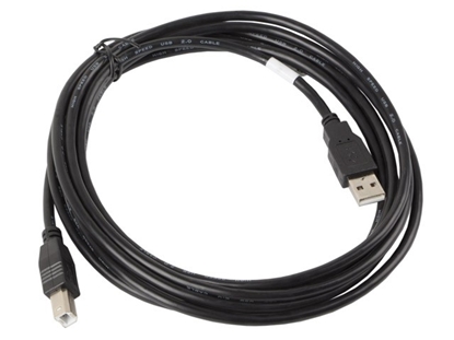 Attēls no Kabel USB 2.0 AM-BM 1.8M czarny 