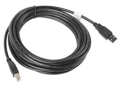 Attēls no Kabel USB 2.0 AM-BM 5M czarny 