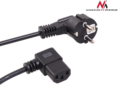 Изображение Kabel zasilający kątowy 3 pin 5M wtyk EU MCTV-804