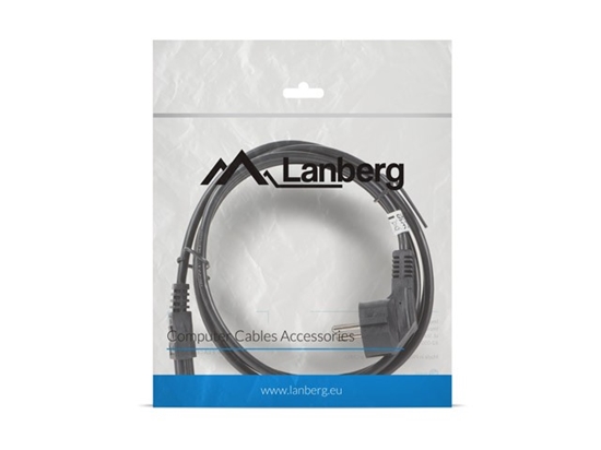 Picture of Kabel zasilający Laptop (MIKI) IEC 7/7 - IEC 320 C5 1.8M VDE czarny