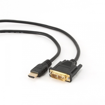 Изображение Kabelis Gembird HDMI - DVI 0.5m HD-Ready