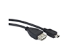 Изображение Kabelis Gembird OTG USB Female - MiniUSB Male 2.0 0.15m Black