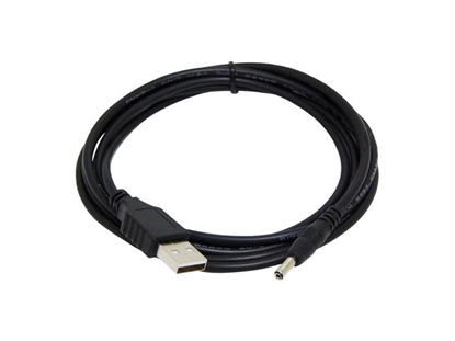 Picture of Kabelis Gembird USB Male - 3.5mm Male Charger 1.8m Black