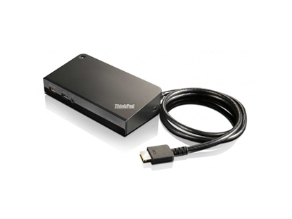 Attēls no Lenovo 40A40090EU laptop dock/port replicator Wired USB 3.2 Gen 1 (3.1 Gen 1) Type-A Black