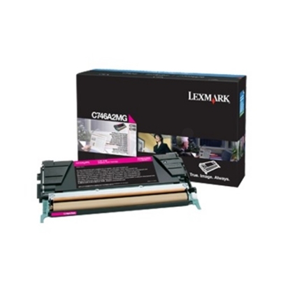 Picture of Lexmark C746A3MG toner cartridge 1 pc(s) Original Magenta