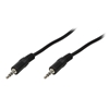 Picture of Logilink Audiokabel 1x 3,5mm -> 1x 3,5mm St/St  2.00m bk