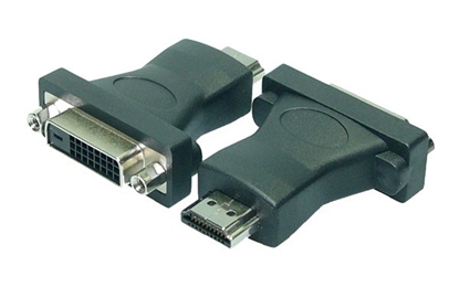 Изображение Adapter AV LogiLink HDMI - DVI-D czarny (AH0002)