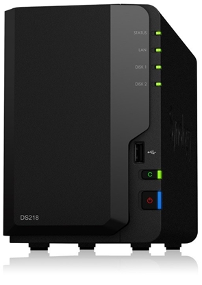 Pilt NAS STORAGE TOWER 2BAY/NO HDD USB3 DS218 SYNOLOGY