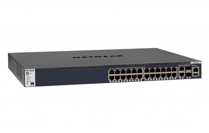 Attēls no Netgear M4300-28G Managed L3 Gigabit Ethernet (10/100/1000) 1U Black